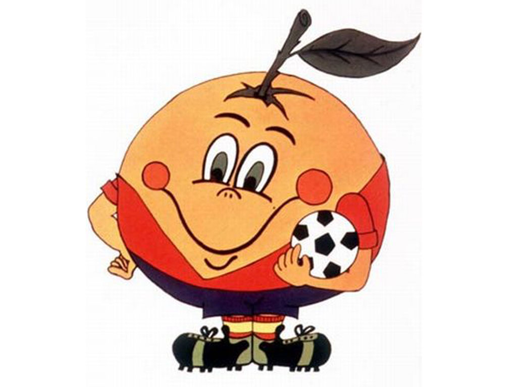 Naranjito, mascota del Mundial'82.