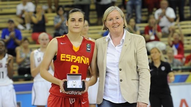 Ángela Salvadores, MVP del Mundial U17. / FIBA