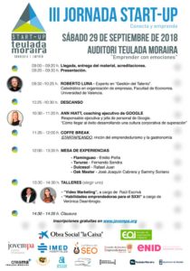 programa jornada talento y emociones start up teulada moraira conferencia roberto luna