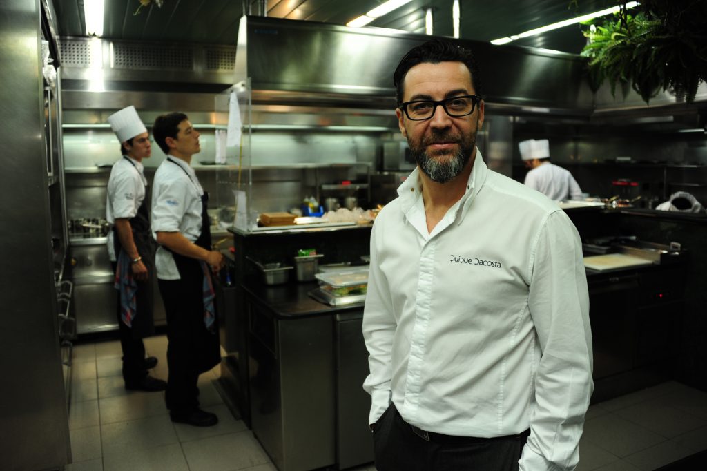 Quique Dacosta, cocinero tres estrellas MichelÃ­n.