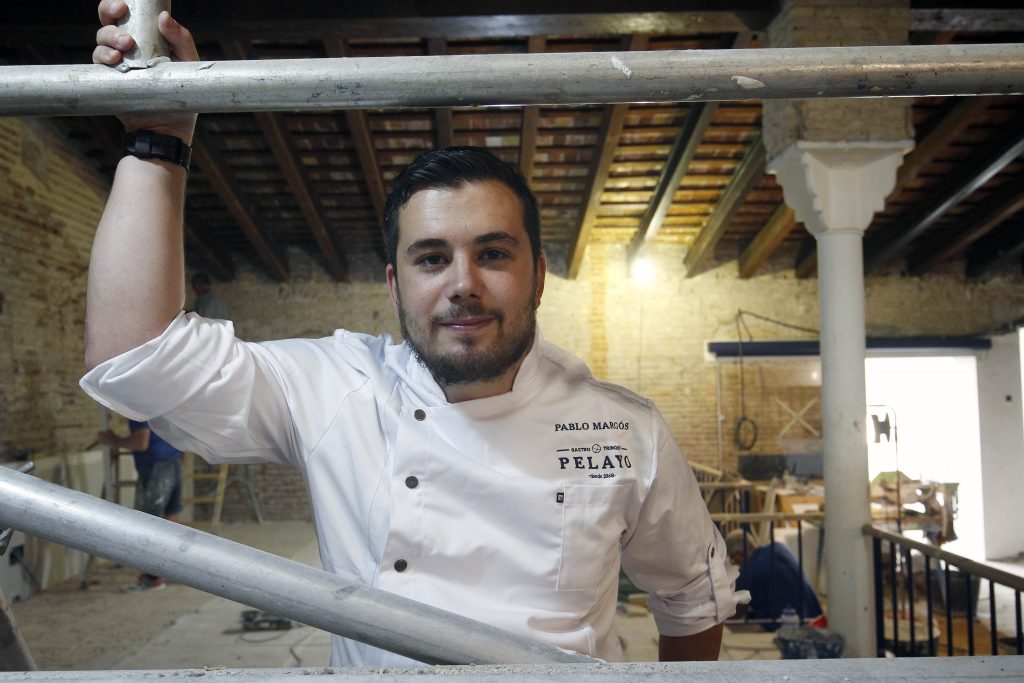 Comunitat Valenciana. Valencia. Valencia. 18-09-2017. Pablo Margos, cocinero del nuevo restaurante del Trinquet de Pelayo. Fotografia: Irene Marsilla