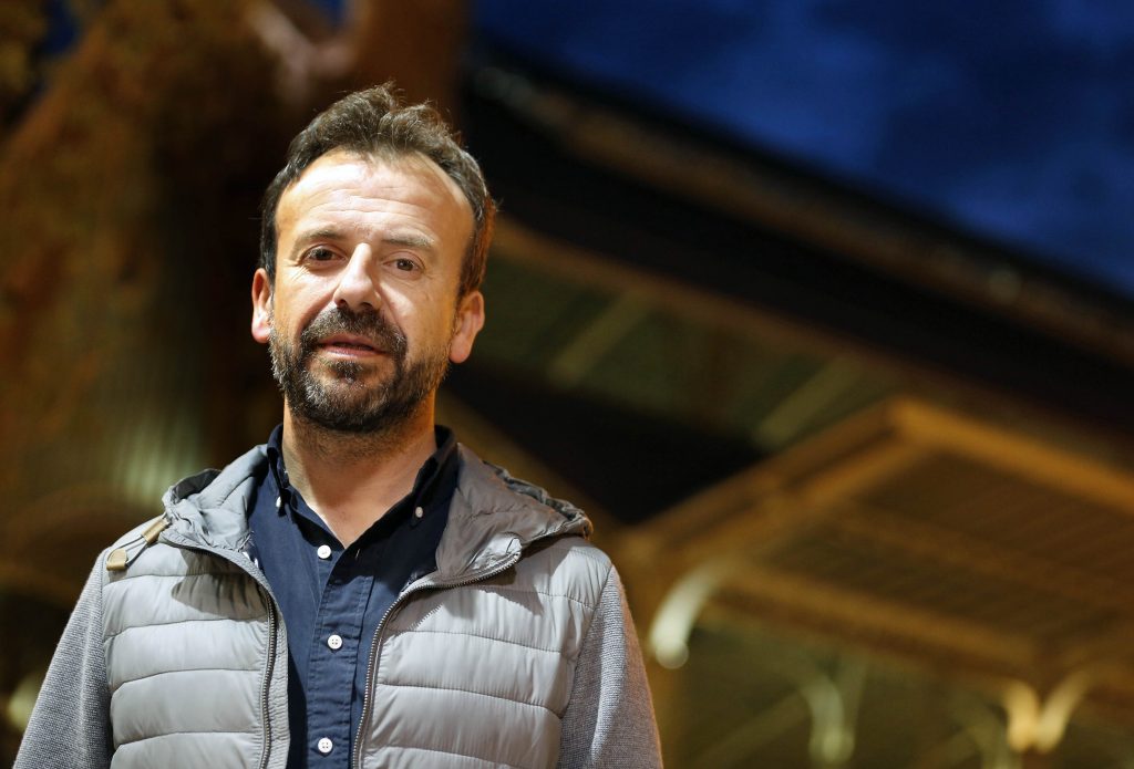 Nacho Manzano en el mercado de Colón. Fotografía de Jesús Signes.