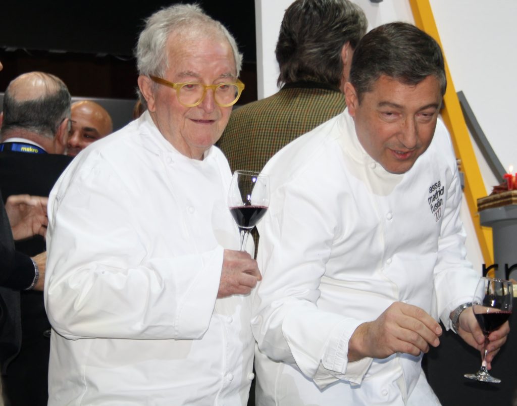 Joan Roca y Arzak en un momento de Madrid Fusión.