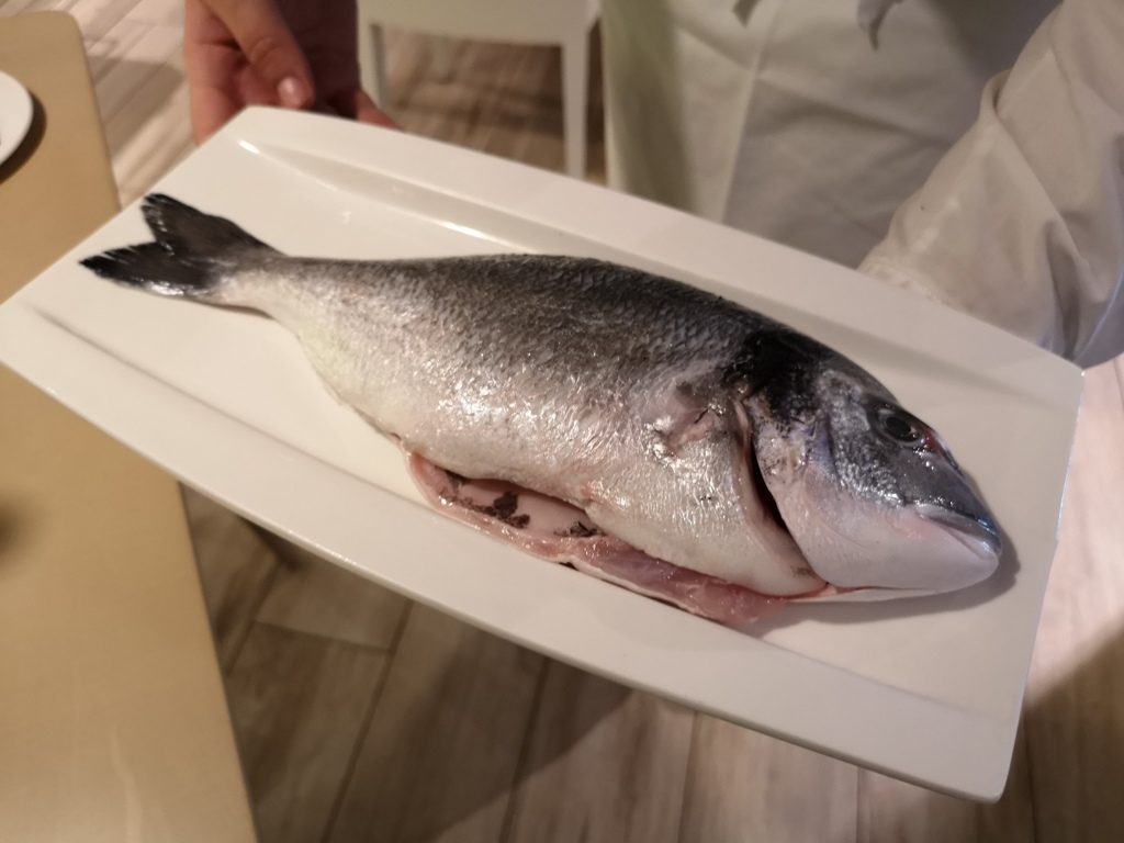 1. Dorada antes de cocinar.