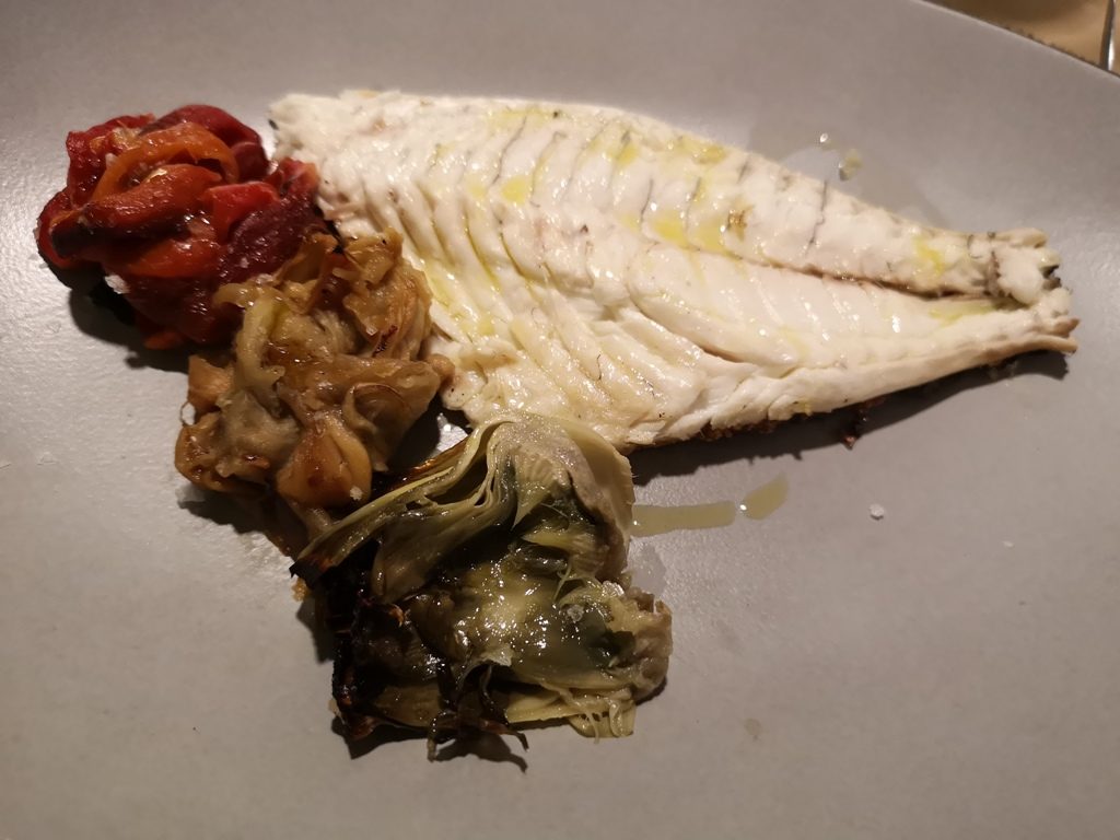 3. Dorada servida.