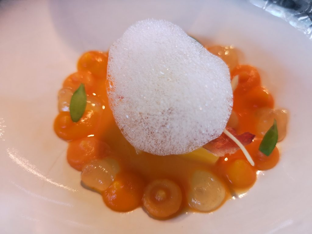 Celler de Can Roca. Ensalada de naranja