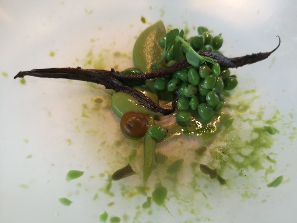 Guisantes Maresme con vainilla. Celler de Can Roca