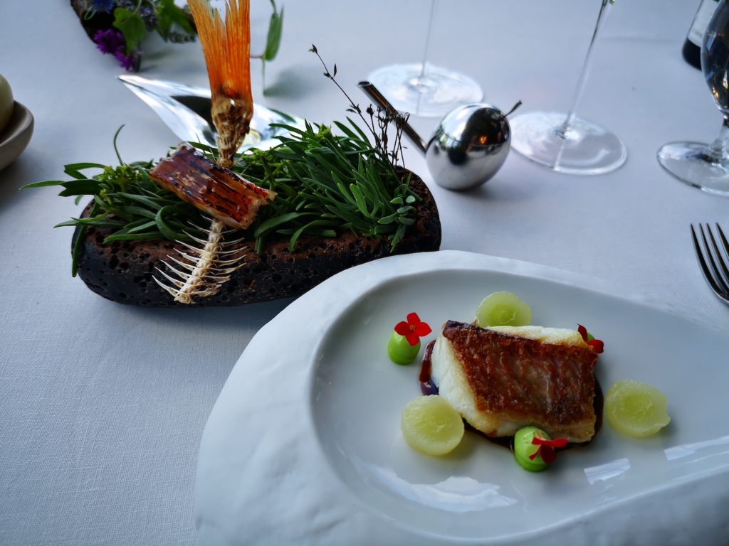 Azurmendi. Trelis. Salmonete